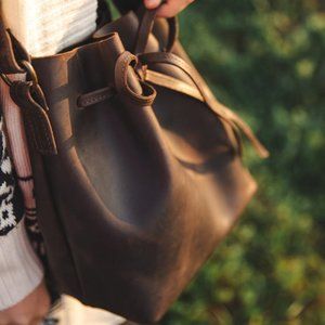 Chocolate Leather Bag